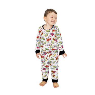 Imagem de Pijama Body Baby Longo Bang-Bang - Alegria de Montar, 3 anos
