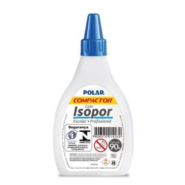 Imagem de Cola para isopor Compactor 90g, para uso escolar e profissional - Comp