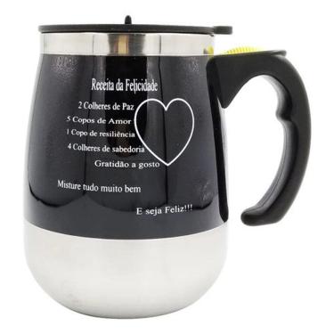 Imagem de Caneca Elétrica 350ml Misturadora Inox