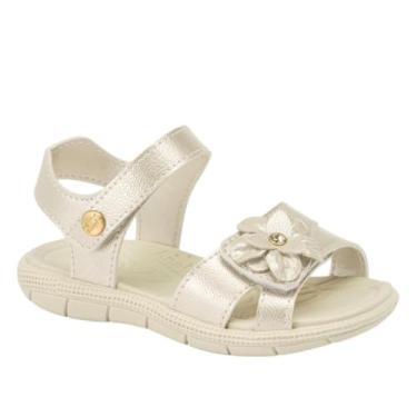 Imagem de Papete Infantil Klin Tic Tac Casual Flor Off White Perolizado Tamanho:21