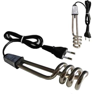 Imagem de Ebulidor Elétrico 220V Fervura Rápida de Água – Compacto, Portátil e Seguro – Ideal para Chá, Café, Sopas e Bebidas Quentes, Mergulhão,Rabo quente, Aquecedor de água