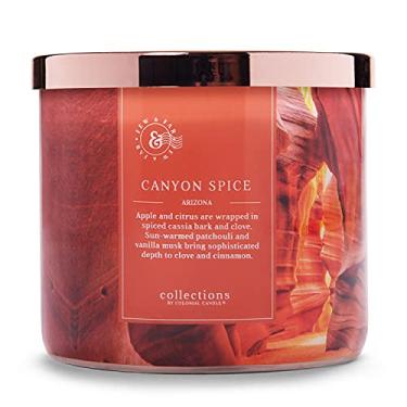 Imagem de Colonial Candle Vela de pote Canyon Spice, 411 g, laranja