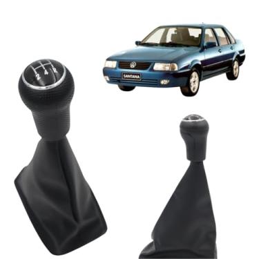 Imagem de Kit Coifa Bola Cambio Santana 1989 a 1999 Base Longa Bola Aro Cromado