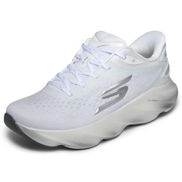 Imagem de Skechers Tênis masculino Aero Burst Hands Free Slip-Ins, branco/prata, tamanho 41