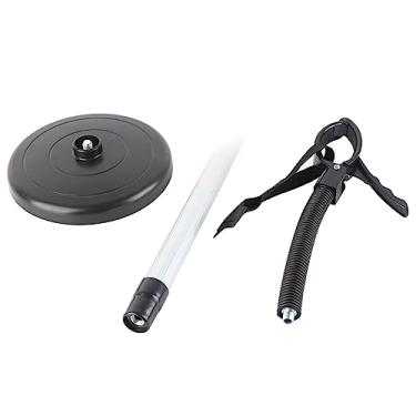 Imagem de Suporte de Secador de Cabelo, Suporte de Secador de Cabelo Com Altura Ajustável, Mãos Livres Com Montagem de Braçadeira para Secagem e Estilo