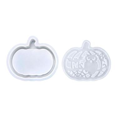 Imagem de Sclmgo Moldes de Silicone para Luminárias de Abóbora, Decorações de Halloween, Ferramentas de Artesanato, Fundição de Resina, Fabricação de Velas, Decorações, Style B