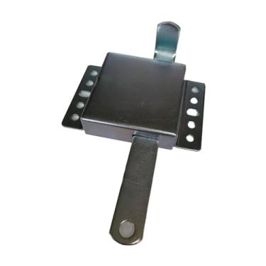 Imagem de Ｂｅｓｇａ Porta de Garagem com Trava Interna de Ferro Galvanizado, Ferragens, Alta Resistência, Resistente, Fácil de Instalar, Trava de Segurança Deslizante, Industrial, Tamanho real