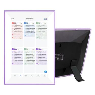 Imagem de Jiawu Calendário Digital, 10,1 Polegadas HD Touchscreen Planner e Gráfico de Tarefas, Moldura de Imagem Digital para Programação Perfeita, ótima para Organizar Seu Calendário 2025