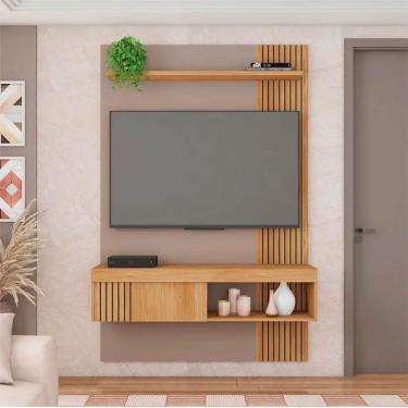 Imagem de Painel para TV até 45 com Porta Deslizante Jade Caemmun