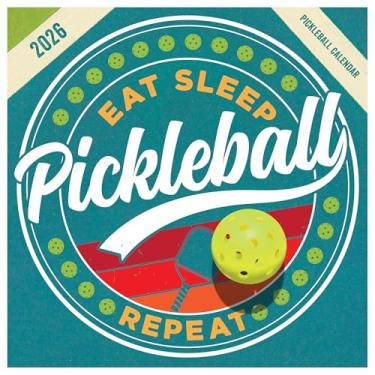 Imagem de TF Publishing Calendário de parede Pickleball is Life 2026 - grades grandes para compromissos e agendamento - Calendário de parede mensal vertical 2026 com papel fosco premium para organização de casa