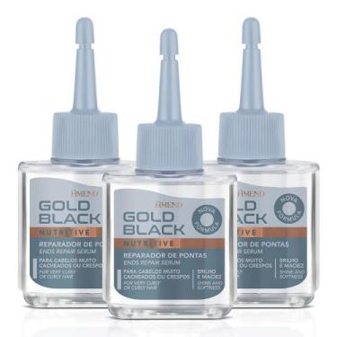 Imagem de Kit Reparador de Pontas Amend Gold Black Nutritive (3Itens)