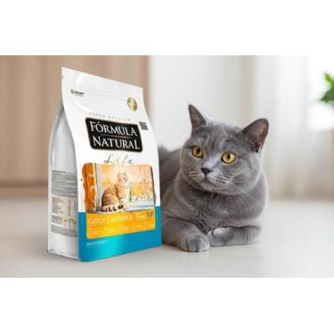 Imagem de Ração Seca 10,1 Kg Para Gatos Castrados Fórmula Natural Sabor Salmão e