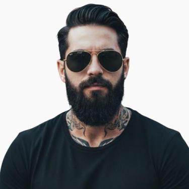 Imagem de Oculos Sol Masculino Feminino Aviador Clássico Luxo Moderno - ALRA SEM