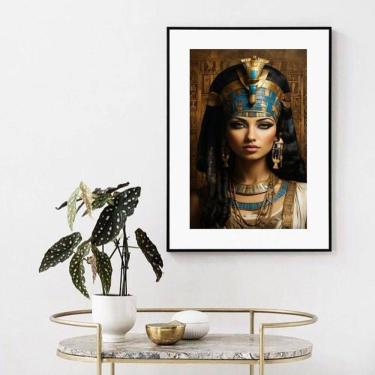Imagem de Quadro Rosto Cleópatra - 60X48Cm