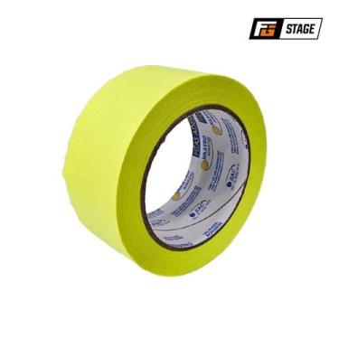 Imagem de Fita crepe amarelo fluorescente 48mm x 50m - nastro
