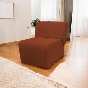 Imagem de Poltrona Decorativa Para Sala Manicure Consultório Escritório Zoe Sued