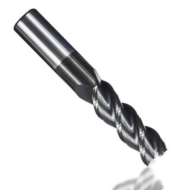 Imagem de WZFC Fresa de extremidade de 3 canais, fresa de extremidade de carboneto, fresadora, fresadora, fresadora, 8 x D8 x 25 x 60 L