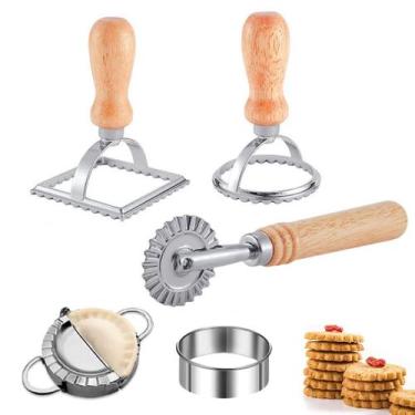 Imagem de Conjunto de rodas para cortar massas DI QIU REN Ravioli Maker Cutter