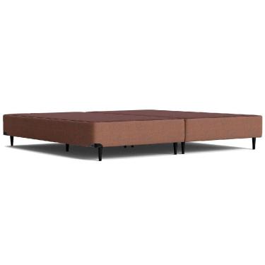 Imagem de Base Sommier Camurça Bege Queen 158x198x23cm - 1051611838 - Ortobom Base Sommier Camurç...