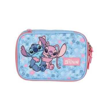 Imagem de Estojo Stitch Box 2 em 1 Meninas Passeio Infantil Escolar, Rosa