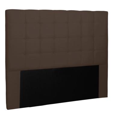 Imagem de Cabeceira Estofada Cama Box Casal Verona 140cm Suede Café - Desk Design