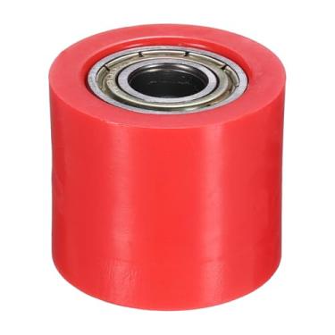 Imagem de PATIKIL Tensor de polia de rolo de 10 mm, tensor de polia de rolo de corrente, mini peças de bicicleta, guia de cilindro de nylon, guia deslizante de guia de corrente de roda para mini motocicleta