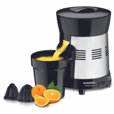 Imagem de Espremedor De Frutas Mondial 1L 250W E-10 Premium Turbo Preto-inox Bivolt