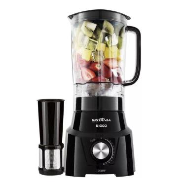 Imagem de Liquidificador Britania B1000 12 Velocidades Copo 3L com Filtro 1200W - Preto