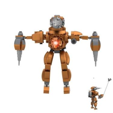 Imagem de Conjunto de blocos de construção Skibidi Funny Toilet Man Titan DrillM