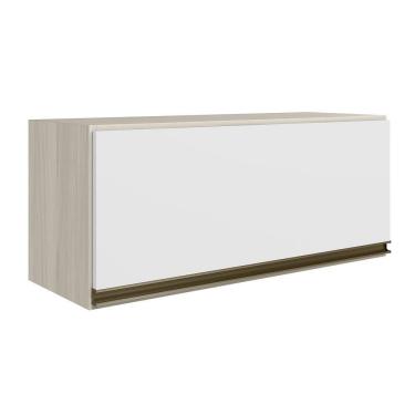 Imagem de Armario Aereo Basc Mdf 70 Cm Kali 16339 Bianco Toq Branco Uv Nicioli Bianco Toq Branco Uv