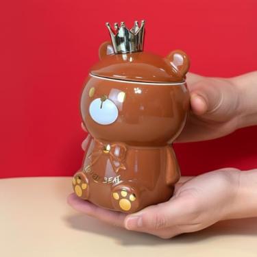 Imagem de Caneca Porcelana 3D - Ursinho Marrom Acessórios Inclusos