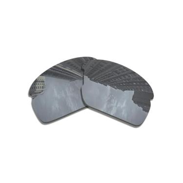 Imagem de Wetnenss Lentes de reposição para óculos de sol Oakley Flak XS Youth OJ9005/1,5 mm polarizado/fácil de instalar (prata)