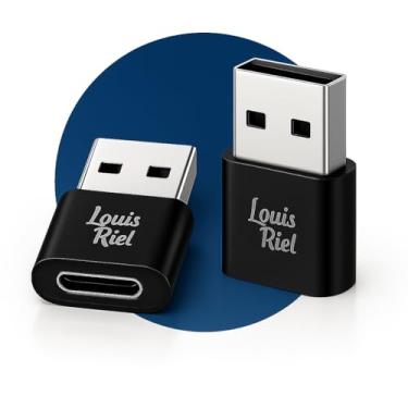 Imagem de Adaptador Usb Tipo C Para Usb 2.0 Macho Otg Conversor Dados Alta Velocidade Plug And Play