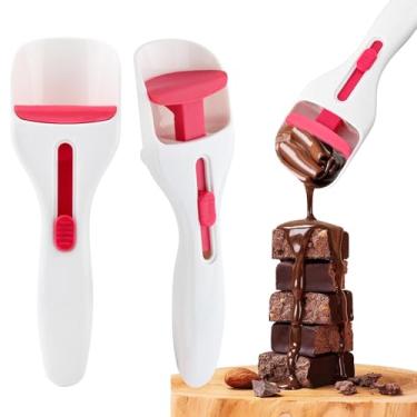 Imagem de 2 colheres dispensadoras de massa de cupcake, ferramenta de cozimento segura na máquina de lavar louça para porções precisas de muffins, cupcakes, massa de biscoito e panquecas - Utensílio de cozinha
