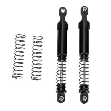 Imagem de RiToEasysports Amortecedor, 105mm Liga de Alumínio Rc Grande Furo Conjunto Amortecedor de óleo para Scx10 1/10 Rc Crawler Carro (BLACK)