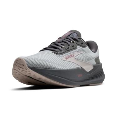 Imagem de Brooks Tênis feminino Revel Max Neutral para corrida e caminhada, Harbor Mist/Cinza/Metálico, 37