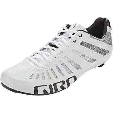 Imagem de Giro Tênis de ciclismo masculino Empire SLX Triathlon/Aero|Road Bike - sapatos masculinos cristal branco 44,5 42,5 EU, Branco cristal, 8