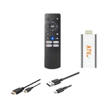 Imagem de Mini TV Stick Android 14.0 De 128GB 8K Allwinner H313 Com Wi-Fi Dual B