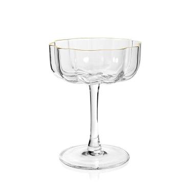 Imagem de Taça Copa E Cia Vitreo Com Filete Dourado Drink/sobremesa 110 Ml