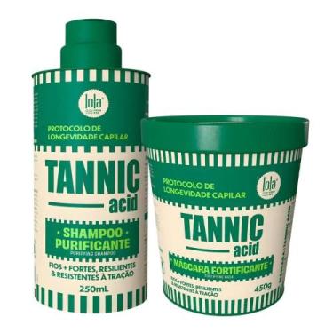 Imagem de Kit Lola Tannic Acid: Shampoo 250ml e Máscara 450g