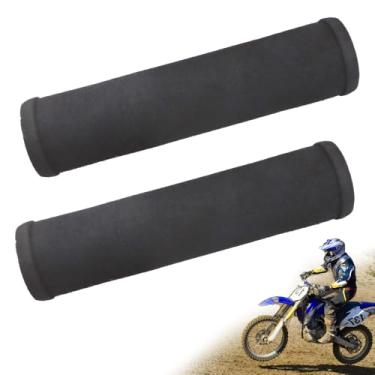 Imagem de 2 peças de 19 cm para guidão, protetor de guidão, protetor de guidão redondo de espuma para motocicleta, protetor de guidão para bicicleta de motocross quadriciclo, almofada de espuma de alta