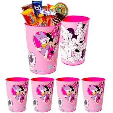Imagem de Kit c/ 5 Copos da Minnie para Doces Decoração Festa Infantil - Plasúti