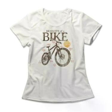 Imagem de Camiseta Studio Geek Benefits Of A Bike Feminino-Feminino