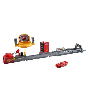 Imagem de Carros da Disney e Pixar Conjunto de Brinquedo Lança e Ganha para crianças a partir de 4 anos