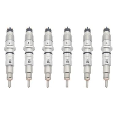 Imagem de HATRYIDA 6PCS Common Rail Injector FIB1454CP para Komatsu PC228 PC240 PC270 WA200 WA250 WA320 WA380 4.5L / 6.7L SAAD107E-1 SAA6D107 107-224 H/P Equipment