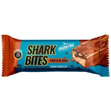 Imagem de Shark Bites Protein Barra Sabor Chocolate 40G - Sharkpro