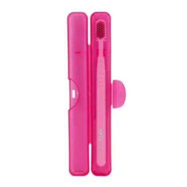 Imagem de Escova dental kess pro c/porta escova 2534, Rosa