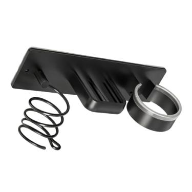 Imagem de Suporte Para Secador De Cabelo E Ferro,Organizador De Ferramentas Para Cabelo Montado Na Parede - Suporte Para Chapinha | Para Banheiro Armário Dormitório Universitário Apartamento Casa De Campo