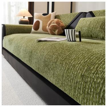 Imagem de SPXMQSS Capas de sofá para sofá secional, capas de assento de sofá macias de chenille, capa universal antiderrapante para sofá de canto protetor de móveis em forma de L 1/2/3/4 lugares B 30 x 50 cm