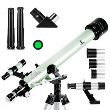 Imagem de Telescópio Profissional Astronômico Refrator 675X Tripé 60Mm